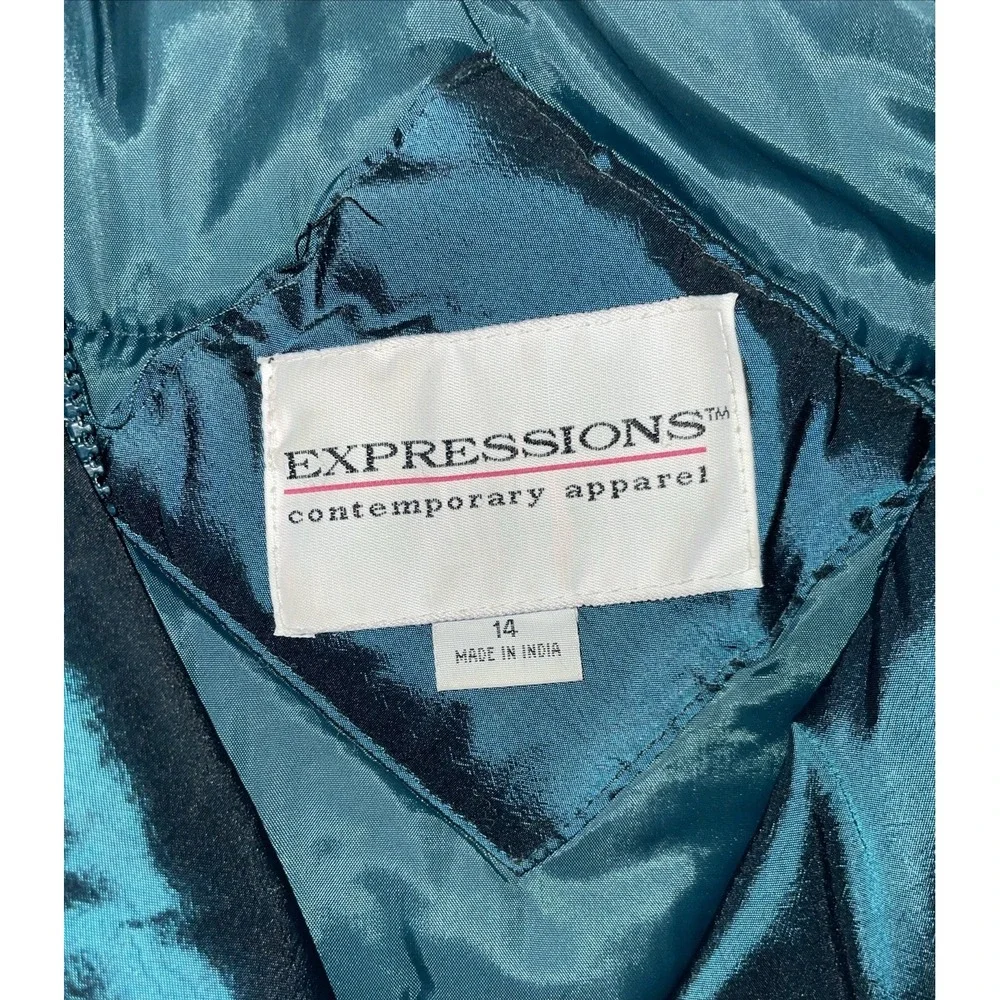 Vintage Expressions Contemporary Apparel‎ Girls 14 Winter Jacket Teal Zebra